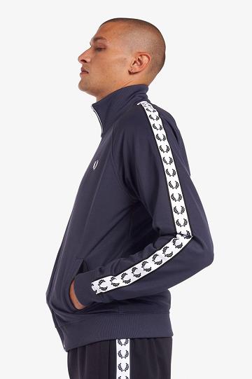Fred Perry Taped Track Miesten Takki Syvä Harmaat | FI 1790LISH